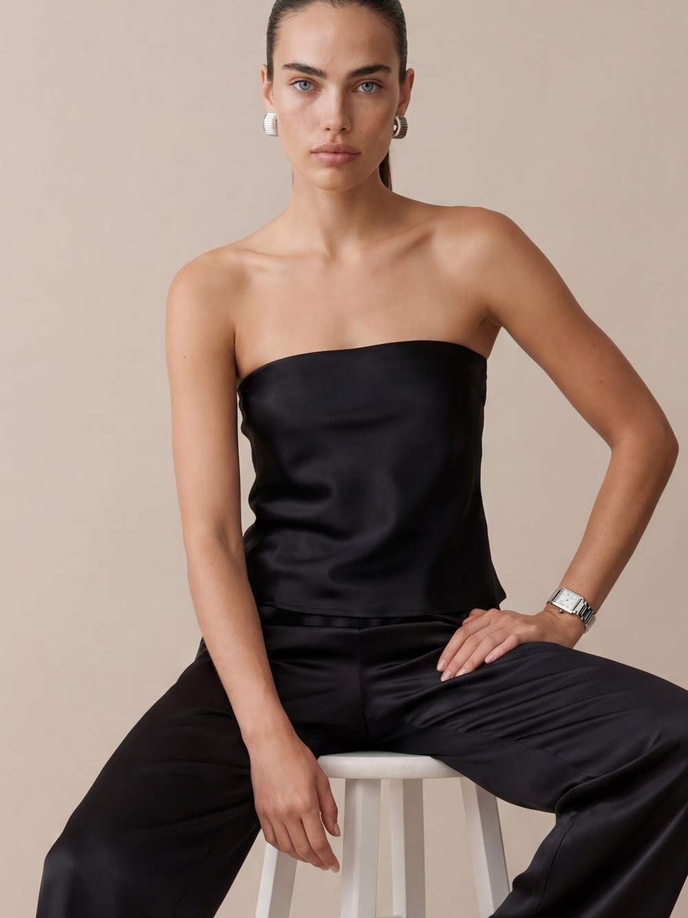 Kourt Emelie Silk Top